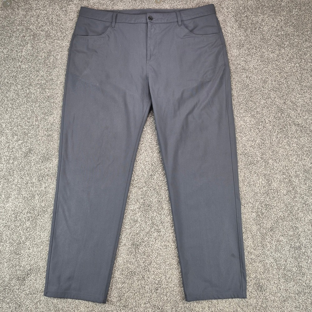 Vuori Meta Pants Mens 38 Gray Technical Performance Chino V430